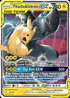 Pikachu & Zekrom-GX